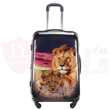 獅子 印花行李箱 OEM ODM 禮贈品客製